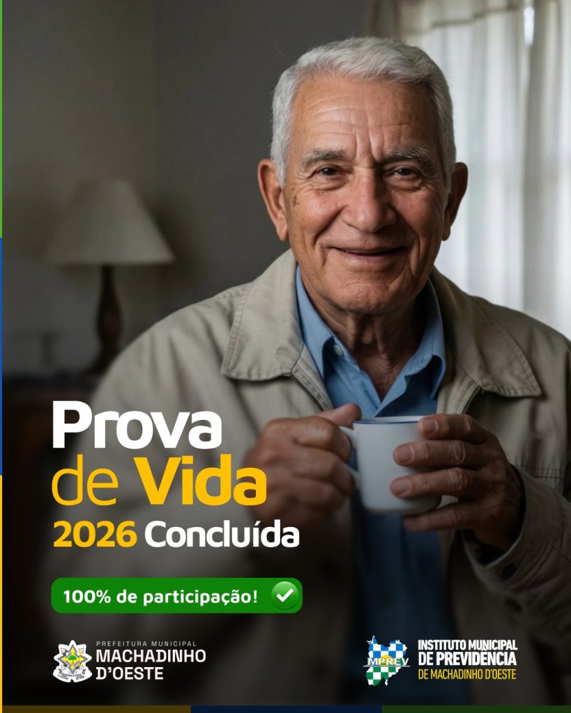 🎯 PROVA DE VIDA 2026 CONCLUÍDA COM 100% DE PARTICIPAÇÃO!